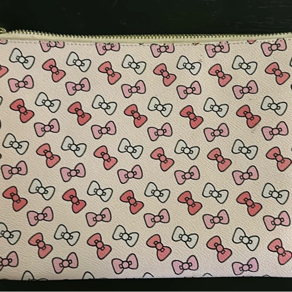 Authentic Stoney Clover LN ♥️Hello Kitty Collection. Large flat pouch.